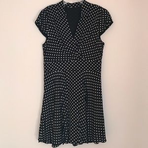 Betsy Johnson Black & White Polka Dot Dress